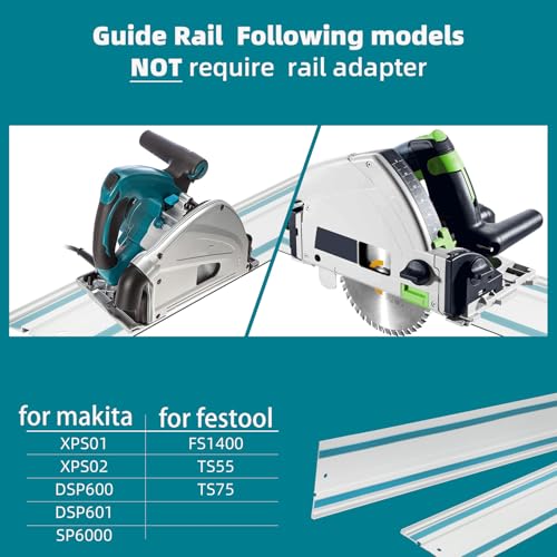 194368-5 110"Track saw Guide Rail for Makita.Perfect fit Makita Track Saw by Fengind - Image 4
