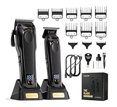 SUPRENT PRO Professional Hair Clippers for Men - High Torque Brushless Motor & DLC Coated Detachable Stainless Steel Blade …