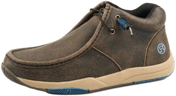 ROPER Mens Clearcut Round Toe Chukka Casual Boots Ankle - Brown