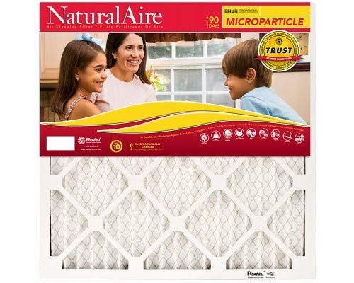 NaturalAire Microparticle Pleated Air Filter, 90 Days, 14x14x1- In.