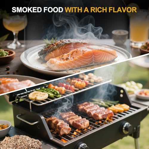 Smoking Wood Chips with Hickory Flavors,Cocktail Smoker Chips for Whiskey,Smoking Gun,5.29oz/Bag