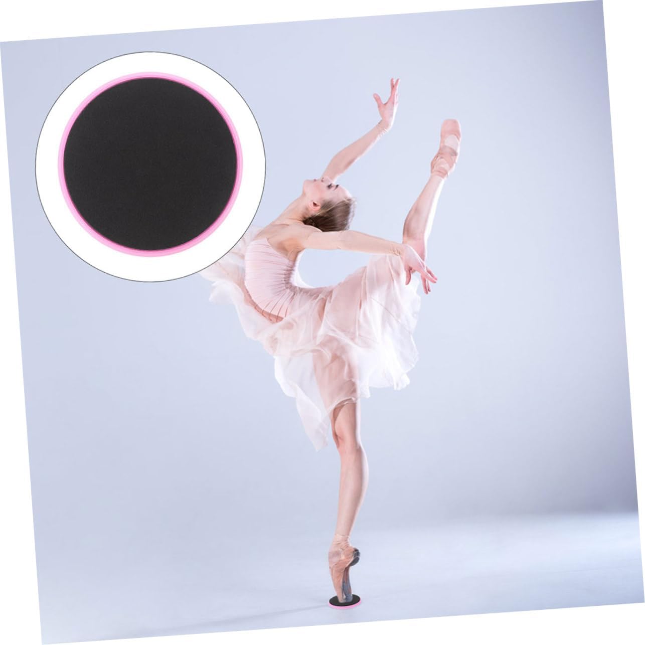 Abaodam 2pcs Ballet Turning Board Portable Dance Balance Equipment for Pirouette Training and Figure Skating Technique Round Stability Disc for Dancers