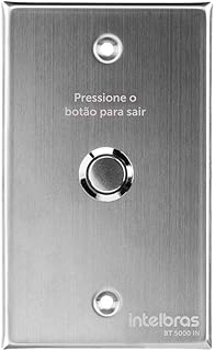 Acionador Botoeira Intelbras INOX Embutir 4X2 5000IN 4685000