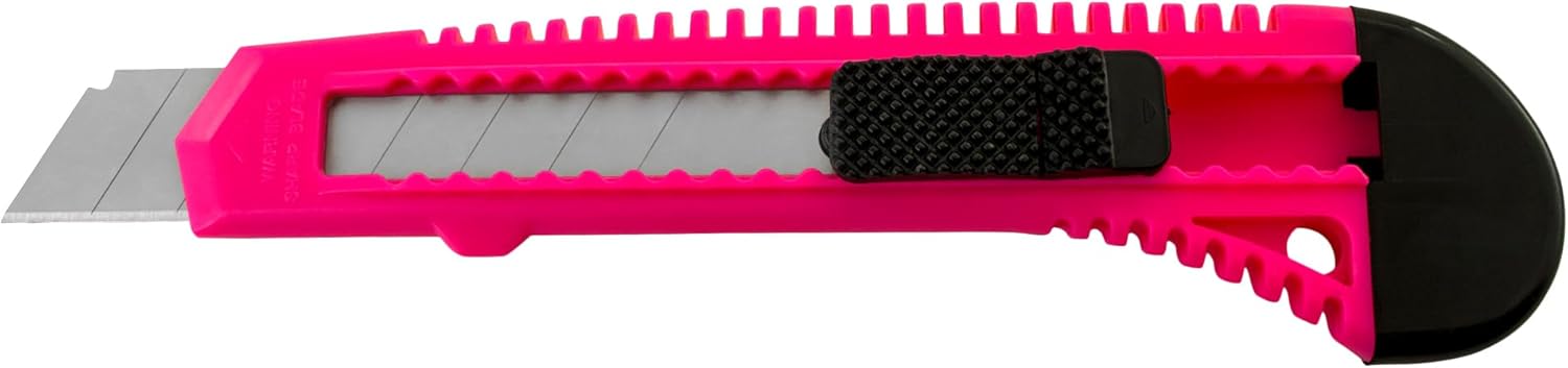 20x Bulk Utility Knife Box Cutters Snap Off Blade Neon Pink