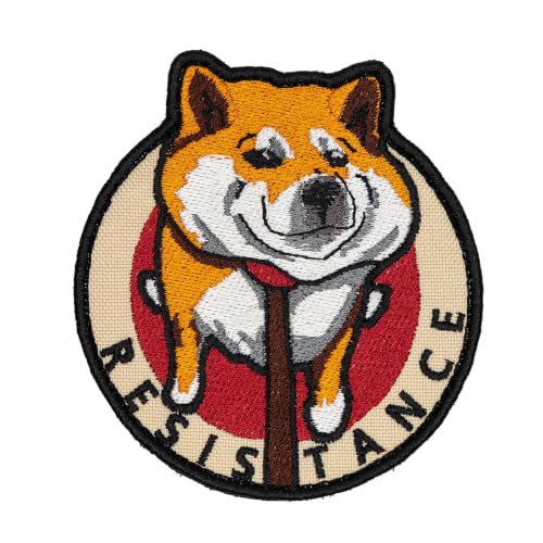 SHEVRONESS Resistance Tactical Funny Morale Novelty Patch for Hats, Vests, Jeans, Backpacks, All Clothes, and Gear - Highly Durable and Incredibly Resistant to Fading and Tearing - 3.23 x 3.54 in