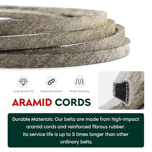 image for AEagle Aramid Cord Lawn Mower Drive Belt for Cub Cadet MTD TroyBilt 49