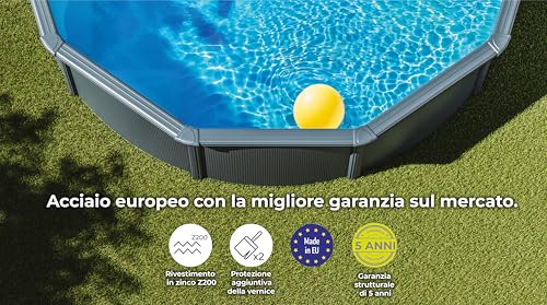 Piscina Fuori Terra Rotonda Gre KEA 460 -  4,60 h.1,20 m - 2