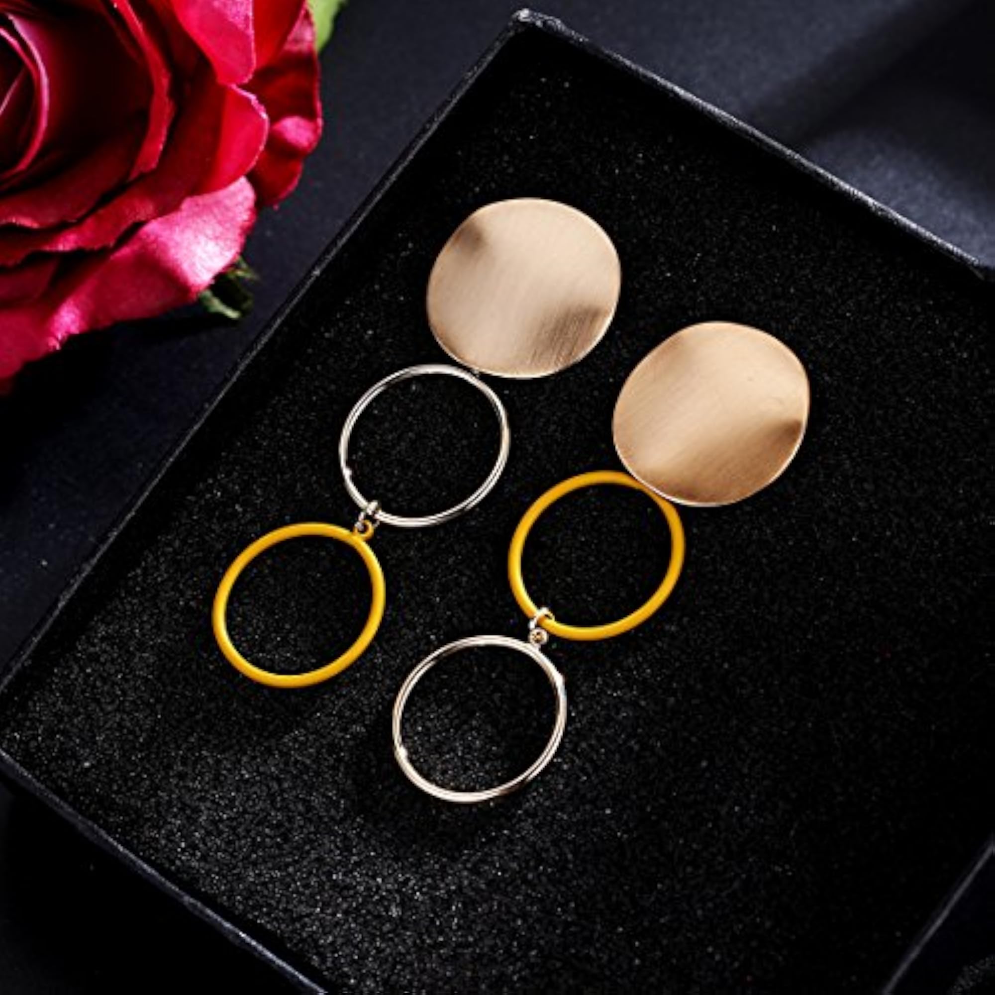 Luxuria Collection Chunky Circular Earrings