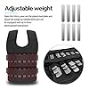 Adjustable Weighted Vest 44LB Workout Weight Vest Training Fitness Weighted Jacket for Man Woman (Included 96 Steel Plates Weights)