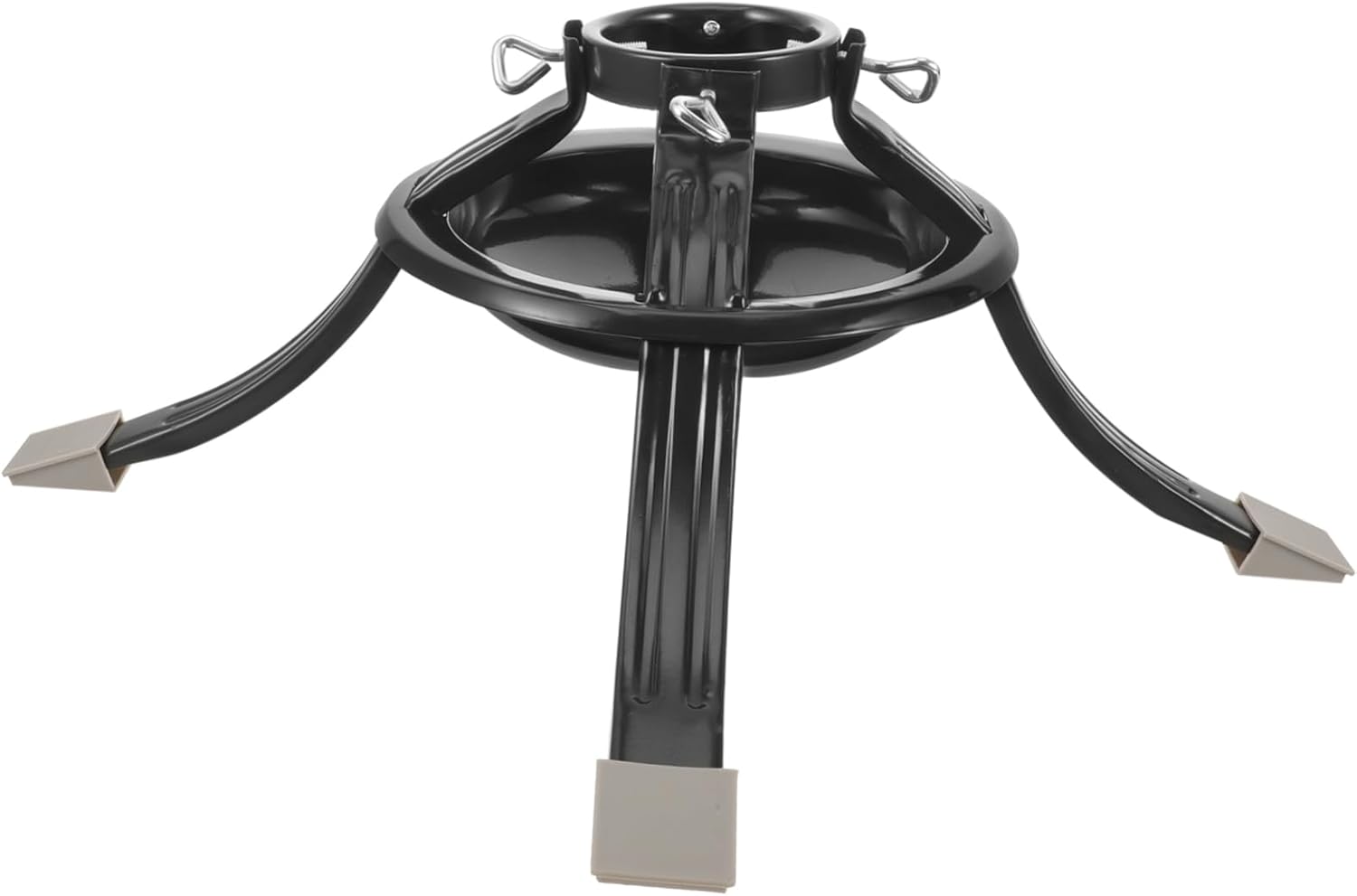Christmas Tree Stand Round Metal Base for Artificial Trees Stable Easy Setup for Holiday Decorations