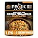 Peak Refuel Chicken Teriyaki Rice | 40g Protein | 580 Calories | 100% Real Meat | Premium Freeze Dried Backpacking & Camping Food | 2 Servings | Ideal MRE Survival Meal