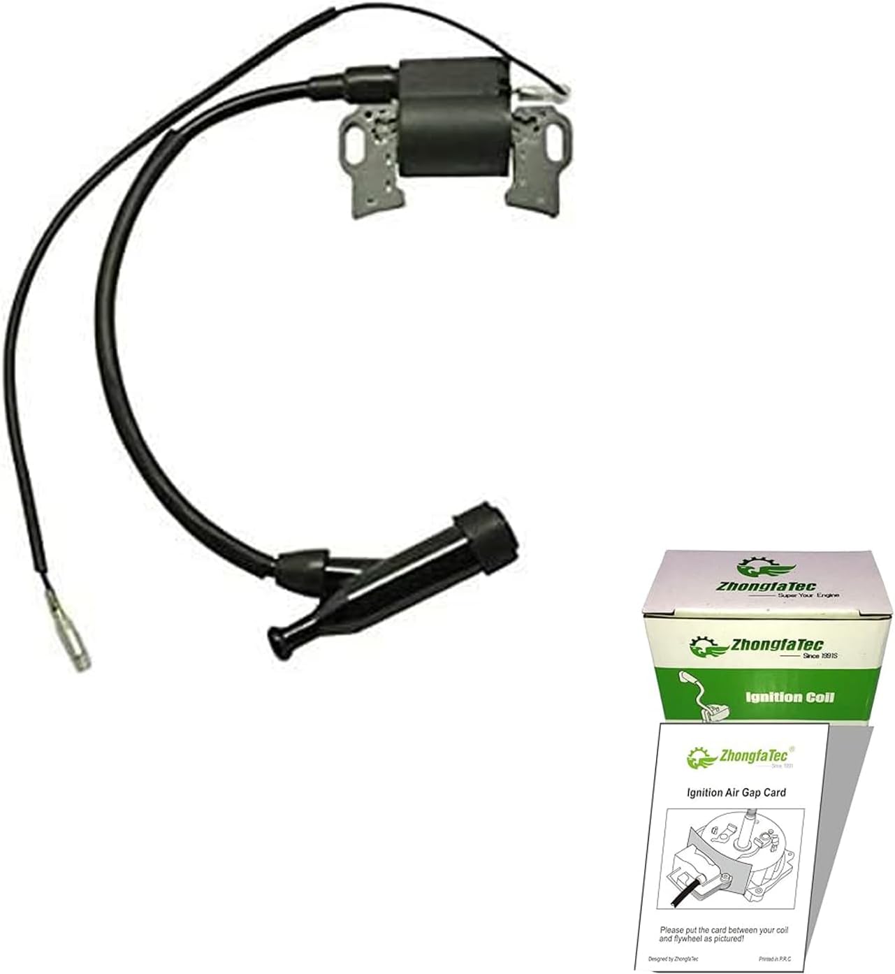 Ignition Coil with Spark Plug For Generac Centurion GP5500 GP6500 GP6500E LP5500