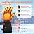 Heated Gloves for Men Women - 7.4V 6000mAh Rechargeable Heated Gloves Up to 10H Warmth, Full Touchscreen, 10s Fast Heating, 3 Level Adjustable, Electric Winter Gloves for Outdoor Skiing Hunting Hiking