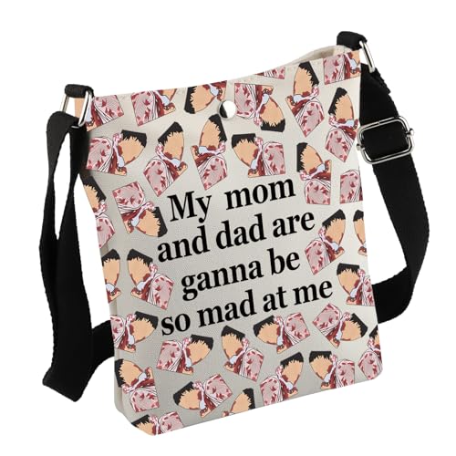 Horror Movie Inspired Gift Stu Macher Crossbody Bag Scary Movie Lover Gift Movie Merch for TV Show Fans