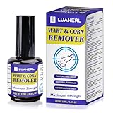 luanerl Wart & Corn Remover, 20% Salicylic Acid with Natural Formula, Maximum Strength Freeze Off, Fast-Acting for Warts, PlantarWart, GenitalWart, CommonWart, Callus-0.4 fl oz(12ml)