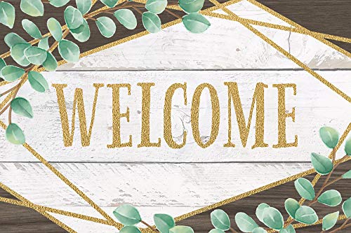 Cartes de bienvenue eucalyptus pour votre Airbnb et la réception de vos invités de marque