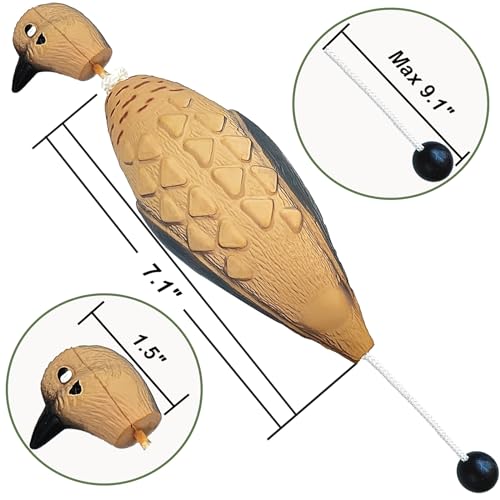 LECPECON Dove Dog Training Dummy Bumper for Hunting Dog Dummy Retriever Skills - Thumbnail 4