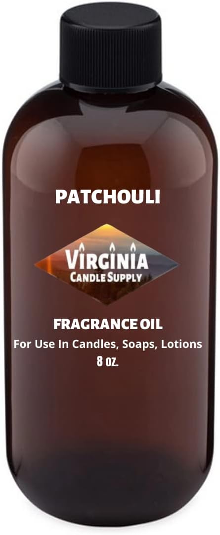 Patchouli Fragrance Oil (8 oz Bottle) for Candle Making, Soap Making, Tart Making, Room Sprays, Lotions, Car Fresheners, Slime, Bath Bombs, Warmers…