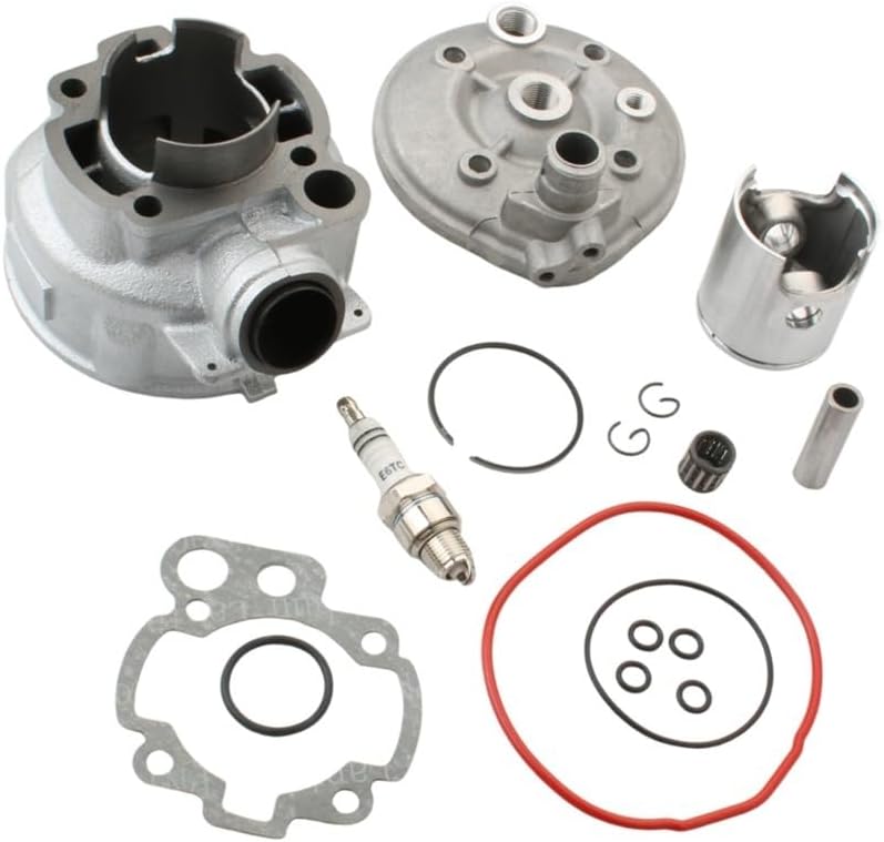 Motorcycle 90cc 49mm Big Bore Cylinder Kit And Cylinder Head Fit For DT50 TZR50 DT TZR 50cc AM6 2 Stroke