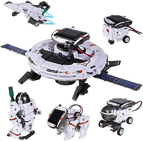 GobiDex STEM Toys 6-in-1 Space Solar Robot Kit,Educatoinal Learning Science Building Toys DIY Educational Science Kits Gift for Kids Age 8 and Up,Science Experiment Set Gifts Toys for Boys Girls Teens
