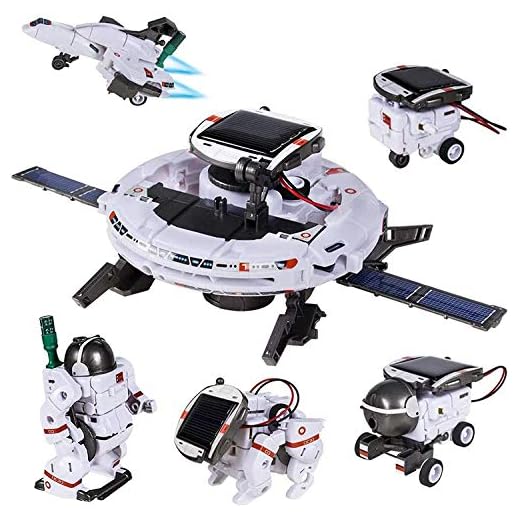 GobiDex STEM Toys 6-in-1 Space Solar Robot Kit,Educatoinal Learning Science Building Toys DIY Educational Science Kits Gift for Kids Age 8 and Up,Science Experiment Set Gifts Toys for Boys Girls Teens