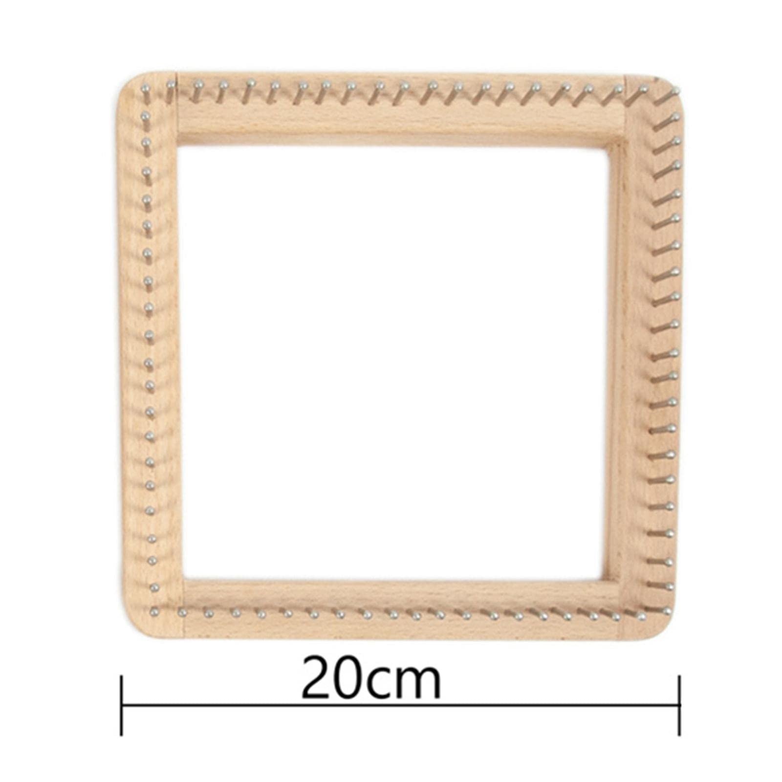 Oshhni Strumenti per La Tavola da Ricamo con Telaio per Maglieria Fai-da-Te per Principianti di Cappelli E Sciarpe, 20x20cm