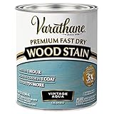 Varathane Premium Fast Dry Wood Stain, Quart, Vintage Aqua