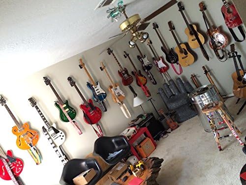 String Swing Guitar Wall Mount Black Metal BCC11K Home and Studio Guitar Keeper