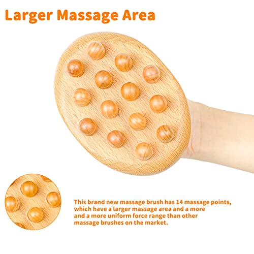 Aicnly Wood Therapy Massage Tools, Hand Wooden Body Brush For Cellulite Remove, Deep Tissue Massager For Back, Neck, Foot, Shoulder, Thighs Pain Relief, Body Sculpting Tools Set #TOP1