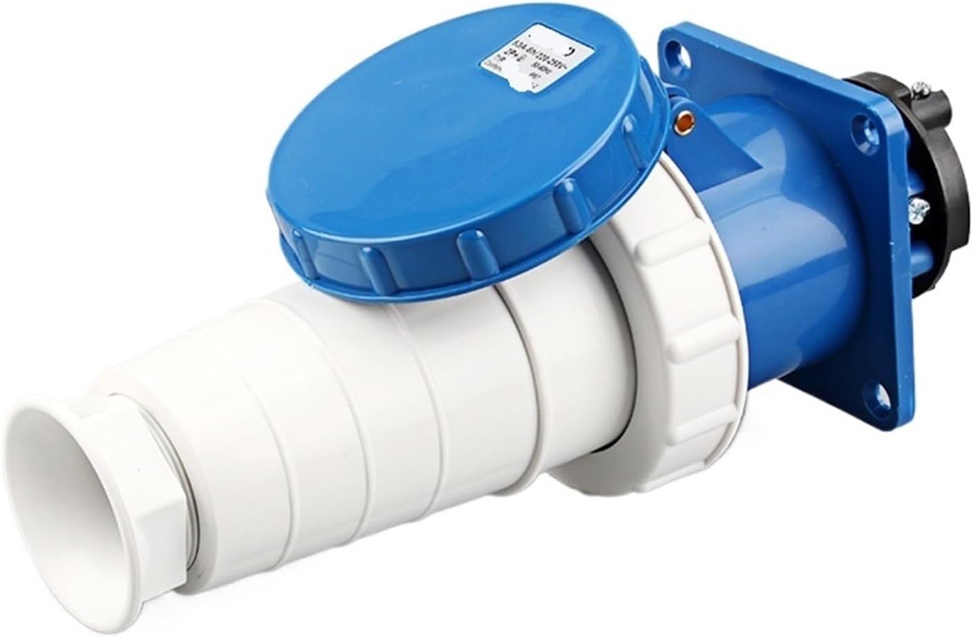 IP67 Waterproof Industrial Plug Socket 3-core 4-core 5-Hole 63A125A Aviation Non Explosion Proof Connector Male(3Core125Aconnectorset)