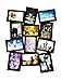 BestBuy Frames Large Puzzle Style Wall Hanging Collage Picture Frame, Fits Standard 4x6 Inch Photos, 12 Opening 12-4x6, Perfect Photo Frame for Weddings, Reunions, Birthday & Family Picture