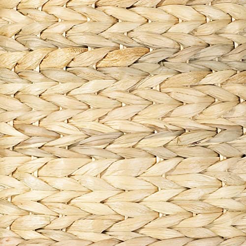 Set Of 2 Drum Lamp Shades Woven Seagrass Beige Small 10" Top X 12" Bottom X 8.25" High Spider With Replacement Harp And Finial Fitting - Imperial Shade #TOP1