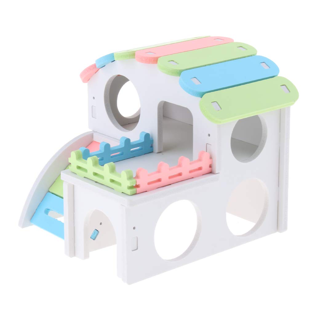 ATORSE® Small Animals Hamster House Cages Squirrel Villa Hut Play Toy Rainbow (B0CG9K2F7B) Amazon Price History, Amazon Price Tracker