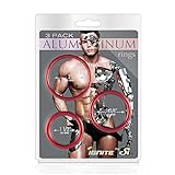 95153-Aluminum Rings 3 Pack (1 1/2, 1 3/4, 2 in) Hellfire Red
