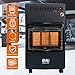 Portable Gas Heater 4.2kW, Mobile & Foldable, Indoor Safe, Regulator Set Portable Gas Heater 4.2kW, Mobile & Foldable, Indoor Safe, Regulator Set