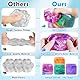 4 Stück Fidget Toys Squishy Stress Würfel - Eiswürfel Sensorik Stressball für Kinder & Erwachsene, Anti Stress Spielzeug, Sensory Ball for Kids with Autism, Squishy Fidget Toys ﻿
