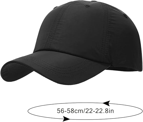 Waterproof Baseball Cap UPF50+ Rain Hat for Men Women