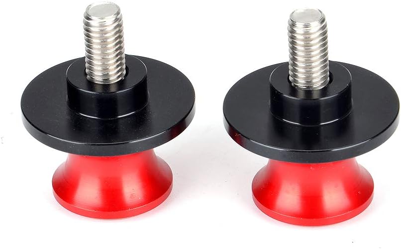 Goldfire 2pcs 8MM M8 X1.5 Motorcycle Swing arm Sliders Spools CNC Swing Arm Stand Screw for Kawasaki Z650 Z800 Z900 Z1000 (Orange) : Automotive