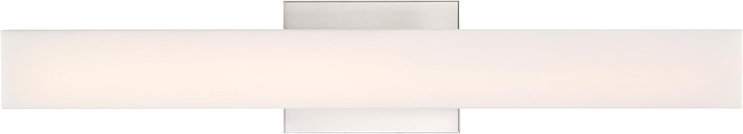 Nuvo Lighting 45923663314 LED Vanity, Medium, Brushed Nickel Finish with White Acrylic