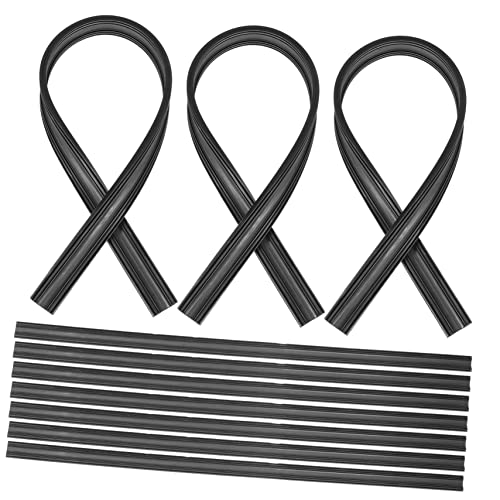 VICASKY 10Pcs Tira Adesiva De Enchimento De Lâminas De Limpador De Pára-Brisa De Silicone Lâminas De