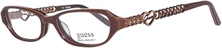 Guess GU 9049 Eyeglasses Womens Brown Plastic Rectangle