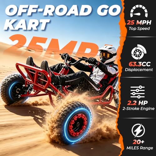 2000W Electric Go Kart with Steel Frame