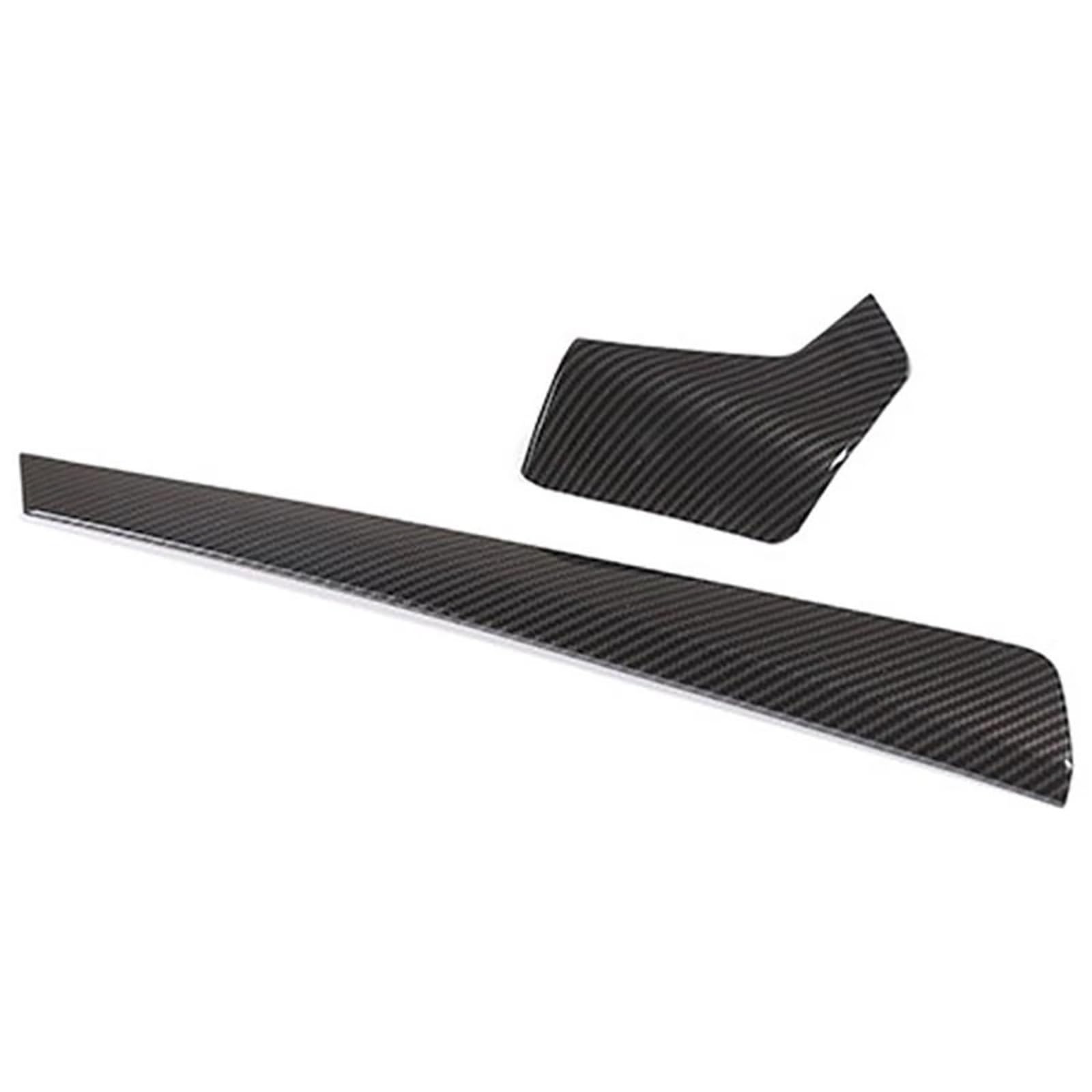 Car Interior Stickers for BMW for 3 Series for G20 for G28 2020 LHD Center Console Dashboard Trim Strips 2Pcs ABS Car Styling