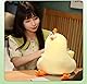 Maomoto Lustiges Fettes Huhn Plüschkissen 45 cm, super weiche Simulation Mutter Henne Puppe, süßes Plüsch Huhn Kissen, Huhn Plüsch Nackenkissen, gelbes Huhn Stofftier für Jungen Mädchen Geschenke