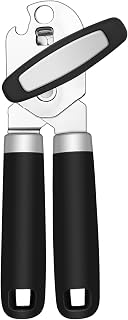 Manual Can Opener - Heavy Duty Stainless Steel Can Opener For Safe Smooth Edge, Professional 3-in-1 Hand Can Opener, Bottle Opener And Bottle Opener