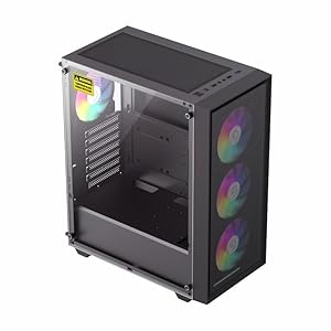 PC Gaming Desktop – AMD Ryzen 5 4500, 32GB RAM DDR4, SSD 1TB M.2 NVMe, Radeon RX 580 8GB, Wi-Fi AC + Bluetooth, Windows 11 Pro, Computer Fisso da Gaming Pronto All’Uso