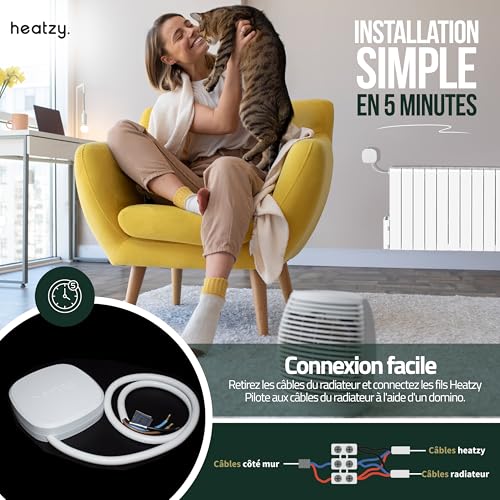 Programmateur connecté Heatzy filaire pour radiateur électrique