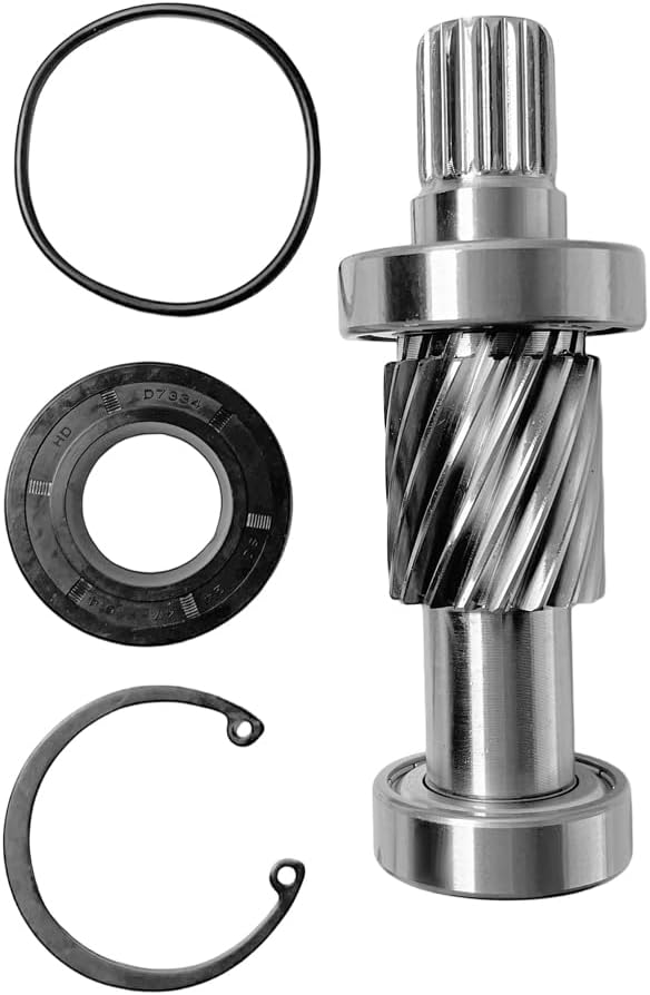 Golf Cart Input Gear Shaft Kit Replacement for EZGO RXV 2008-Up Electric, Fully Compatible OEM 620329 620327 620328 23520G1, 2025 Upgrade Version, Noise Reduction Differential