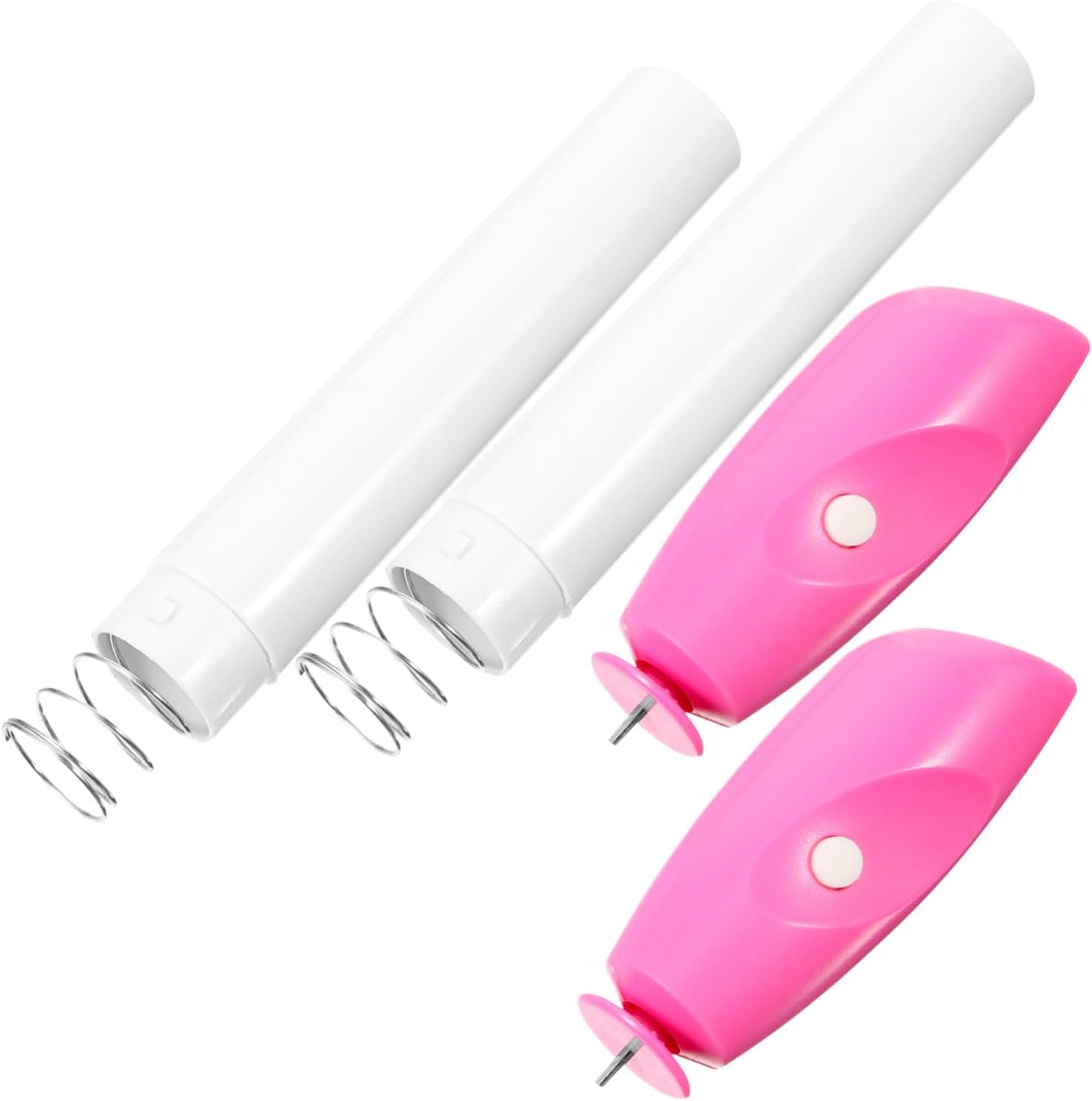 COOPHYA 2pcs Electric Quilling Pen Operated Paper Rolling Tool for Crafts Comfortable Grip for Paper Quilling Projects