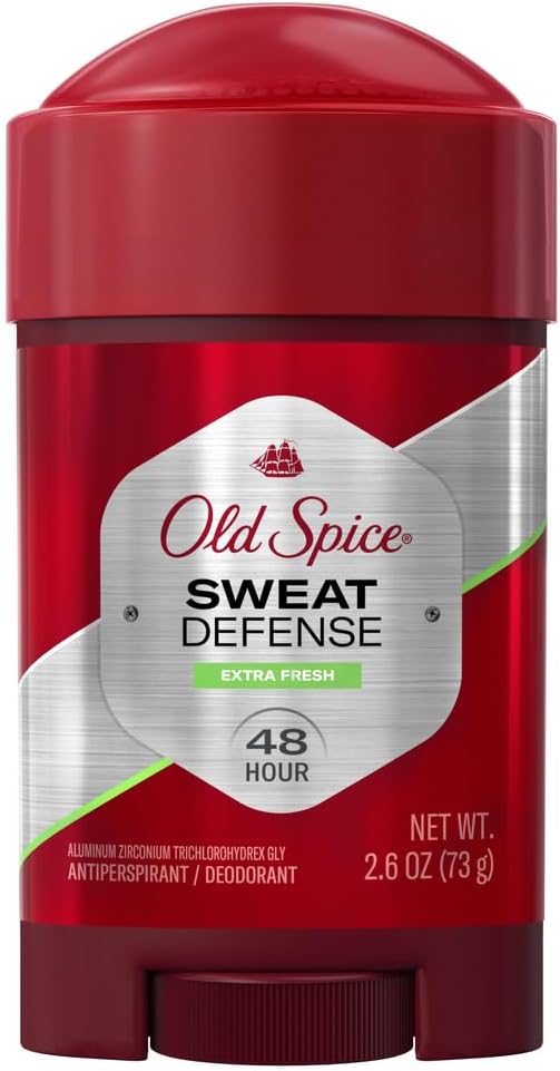 Old Spice Men's Antiperspirant & Deodorant Sweat Defense Extra Fresh Soft Solid, 2.6oz